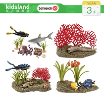 Schleich Wildlife Wildlife series underwater treasure hunt scene model set toy 5