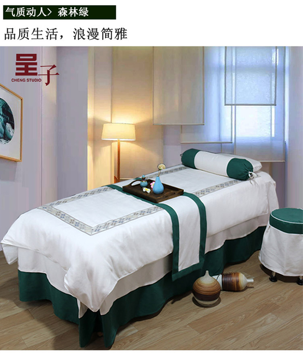 Trong một chiếc váy màu xám đơn giản Zimei ins Bắc Âu mùa đông mới của Trung Quốc cao cấp đẹp bedspread gửi một gia đình bốn được dày lõi - Trang bị tấm mẫu ga giường spa
