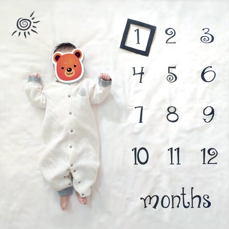 ins bursting baby photo background cloth baby creative month photographic cloth Nordic wind minimalist swing of the decorative cloth