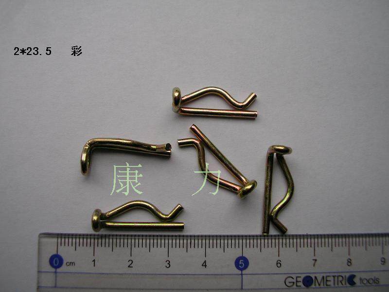 Fold right-angle lock pin R-shaped pin closed pin wave card pin hairpin pin pin B-type open pin wire thickness 1 2-2