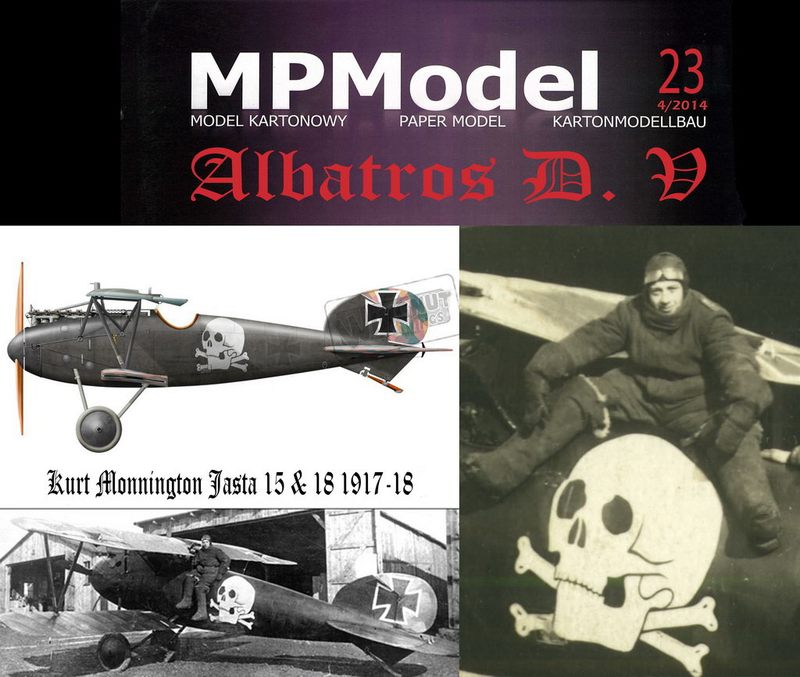 [Mp Model 23] Albatros D.V Fighter Paper Model