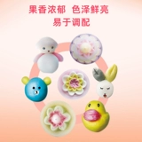 Liba Fancy Cartoon Cttken Candy потребляет красочный фруктовый пирог с пигментационным кунжутным маслом.