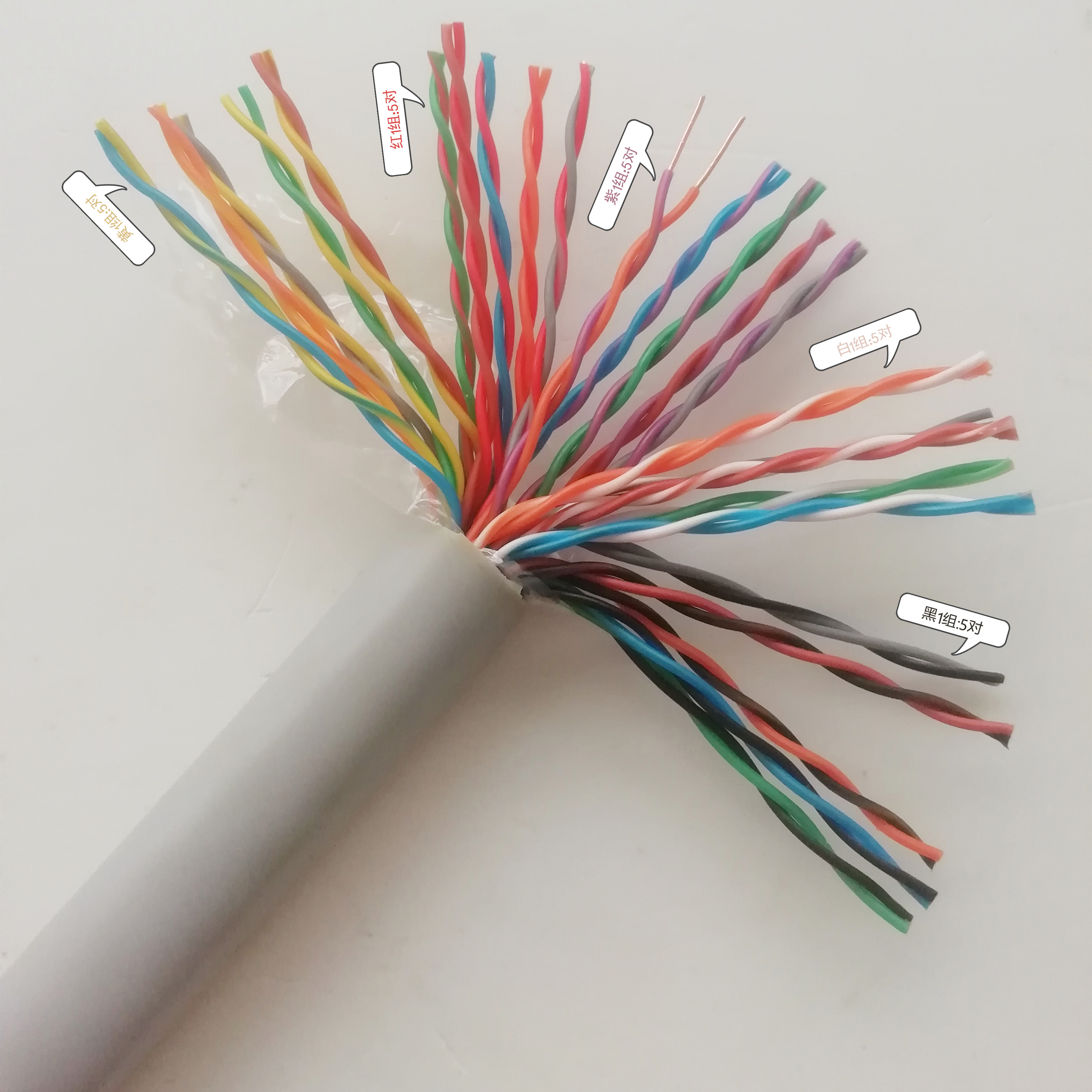 Channel 25 to 50 core network route telephone line Gigabit network IPTV PoE dedicated twisted pair monitoring line