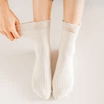 Pine Mouth No Lefeet Pure Cotton Moon Socks Spring Autumn Postnatal Special Maternal Autumn Winter Pregnant Womens Moon Socks November ten