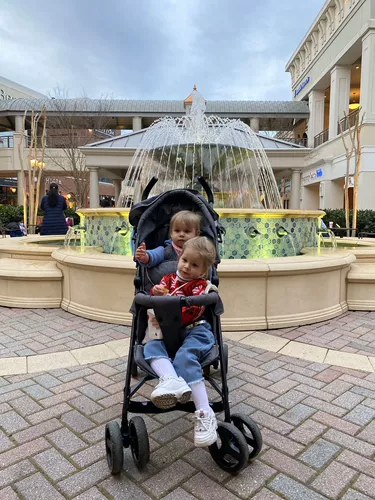 Детская тележка для близнецов для двоих для выхода на улицу