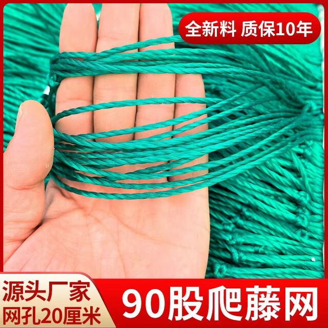 Plant Climbing Net for Vegetable Garden, Cucumber Trellis, Passion Fruit Wall-Mounted Balcony Climbing Grid Support, Loofah Trellis Net