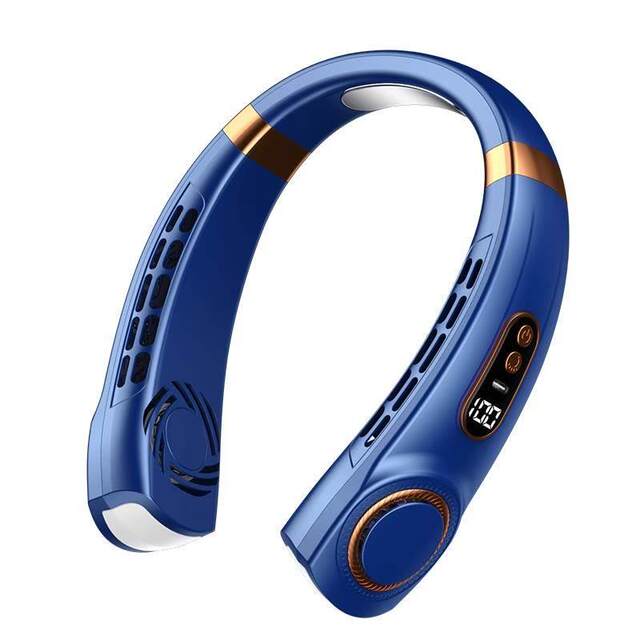 Neck-Hanging Fan 2025 New Model Portable Small USB Silent Bladeless Wireless Neck Fan for Lazy People