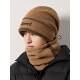 Winter thickened warm Baotou pile hat for men 2025 new neck guard outdoor cycling cold protection Baotou hat