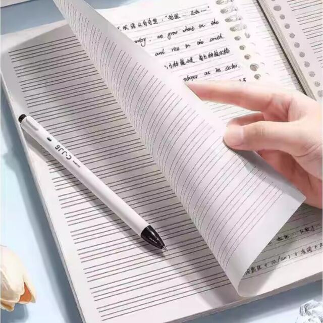 English Loose-Leaf Notebook, Detachable, Thickened B5 Four-Line Three-Grid English Notebook for Middle and High School Students