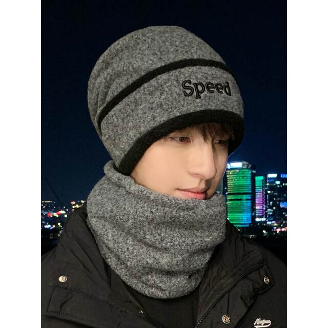 Winter thickened warm Baotou pile hat for men 2025 new neck guard outdoor cycling cold protection Baotou hat