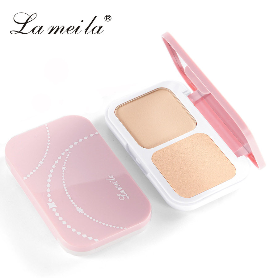 Bottom makeup for national good use Latin America Lamousse clear makeup Makeup Powder Pie Clear Through Meatine Control Oil Uniform Complexion