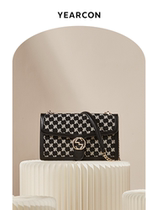 Yerkan Packs Bag 2021 New Fashion Armpits Package Texture Retro Chain Bag Collision with Diagonal Satchel envelope Envelope Wave