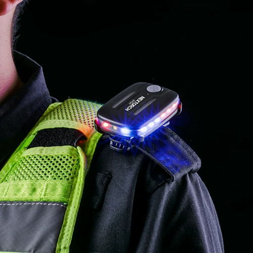 Naride UT21 Многоугольный красный и синий флэш -флэш -плачевой зарядки зарядки патрулирование лампа