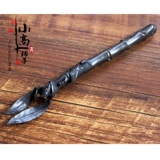 BOC знает вилку с бамбуковым горшками, а цикада и крышка цикады, бронзовые чайные аксессуары - это чистая бронзовая чайная посуда кунг -фу