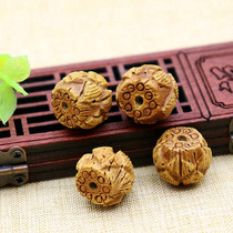 Peach stone carving baby and children play string jewelry accessories diy handicrafts bodhi accessories lotus seat