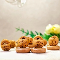 Children babies pregnant women and the elderly wear peach basket jewelry hickory stone carved red rope bracelet student embossed blessing basket