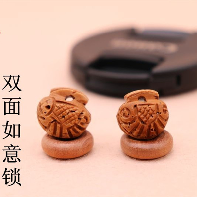 New Diy Handmade Genuine Products Wild Peach Nuclear Zodiac Zodiac Engraved Baby Bracelet Peach Nuclear Ruyi Lock-Taobao