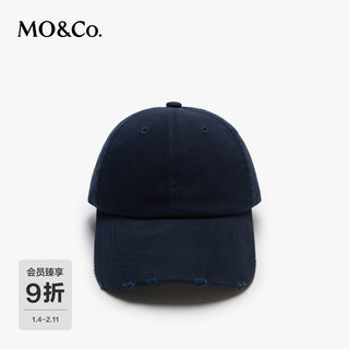 Moco Accessories Baseball Cap 2026 Spring New Product Washed and Distressed Cotton Handmade Frayed Brim Mbf1Hat001