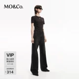 Рубашка MOCOT со складками на талии, текстурированный топ из хлопка Tencel, Moanke