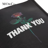 Moco Spring и осень Новые продукты 15 -летие рок -роза Печатная сумка для плеча MAI3HBG006 MO ANKE