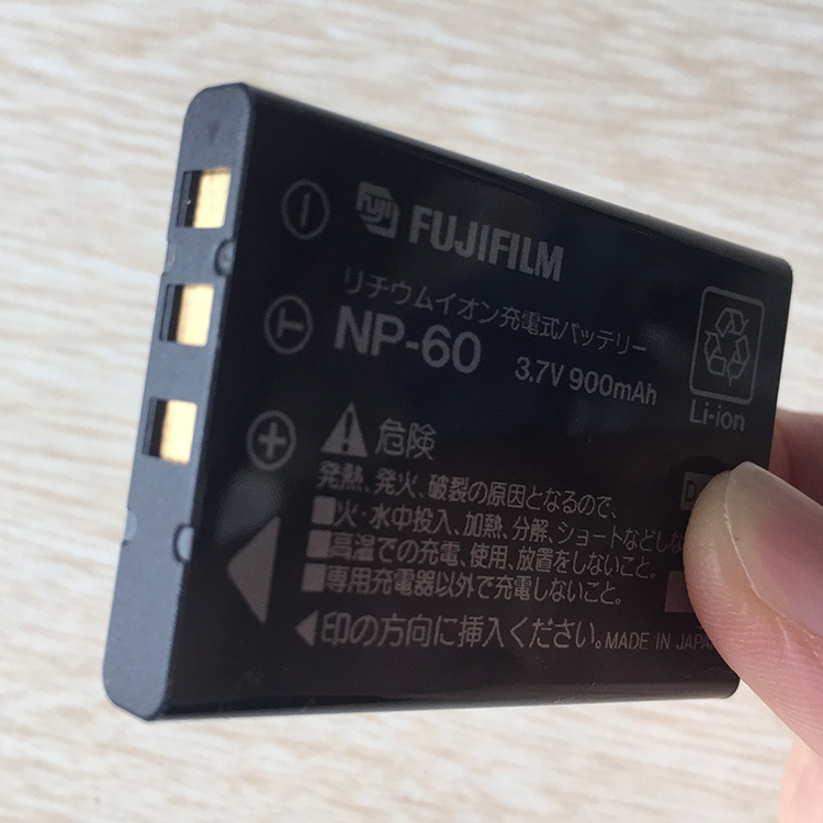 Fuji F410 F401 F601 F50I TS-DV001-NP60 NP60 pin máy ảnh gốc - Phụ kiện máy ảnh kỹ thuật số balo đựng máy ảnh và laptop