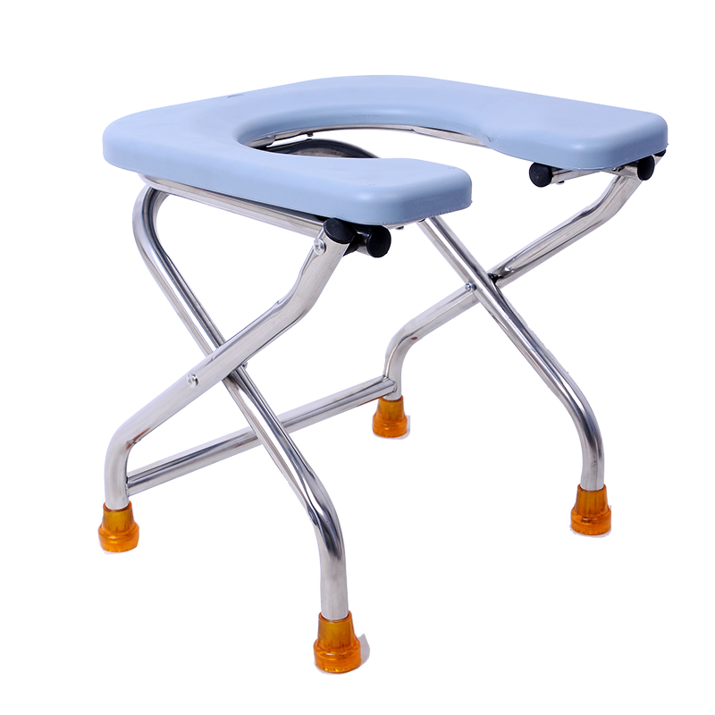 U-shaped toilet stool toilet stool chair pregnant woman old man squatting stool stool physically and mentally handicated toilet chair stainless steel