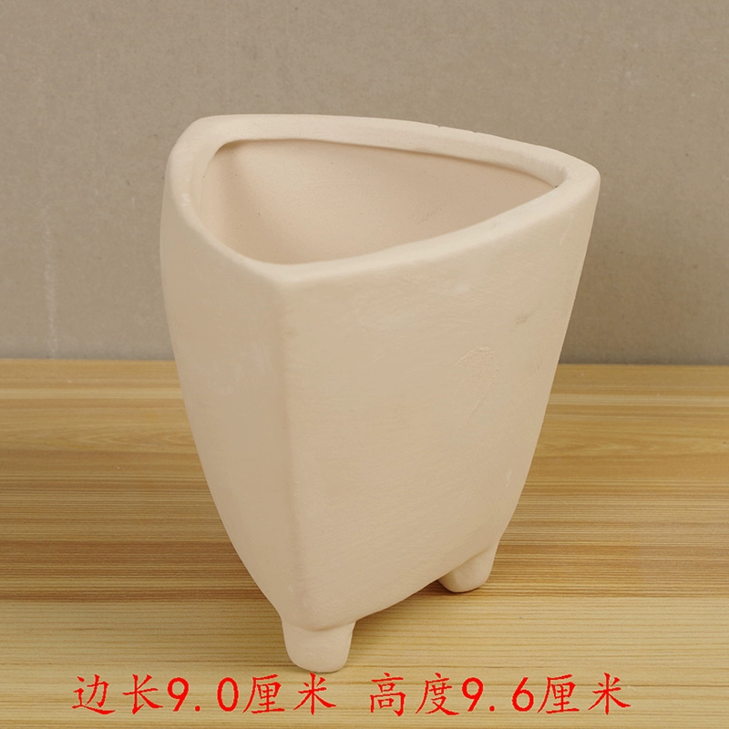Tự làm vẽ tay vẽ thịt thịt gốm trắng khuôn màu hoa chậu cá tính hoa văn màu khuôn - Tự làm khuôn nướng