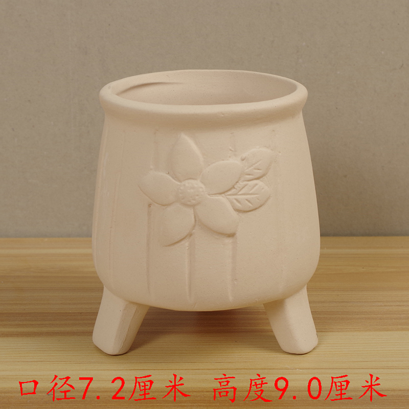 Tự làm vẽ tay vẽ thịt thịt gốm trắng khuôn màu hoa chậu cá tính hoa văn màu khuôn - Tự làm khuôn nướng khuôn kem silicon