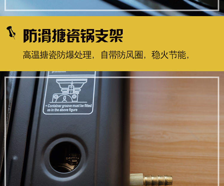 Lò nướng hồng ngoại kép sử dụng bếp ngoài trời cắm trại ngoài trời - Bếp lò / bộ đồ ăn / đồ nướng dã ngoại bếp nướng ga mini