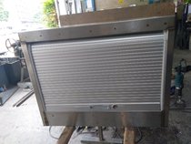 Iron cabinet Cabinet rolling door horizontal opening sliding door opening sliding door open sliding door RV Tianlong rolling door does not occupy space door