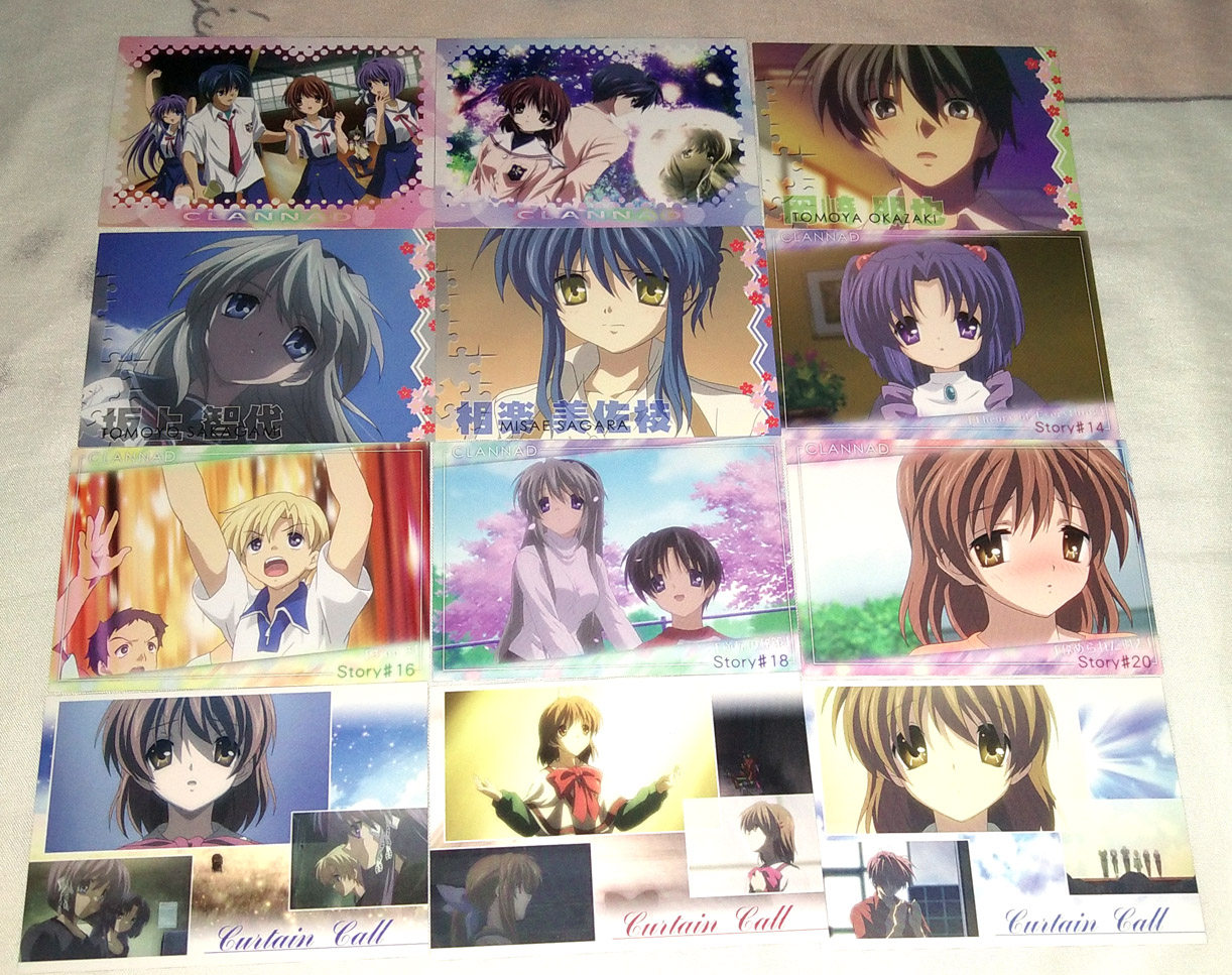 日版原版 Clannad 周邊收藏卡片2代古河渚坂上智代藤林杏琴美 露天拍賣