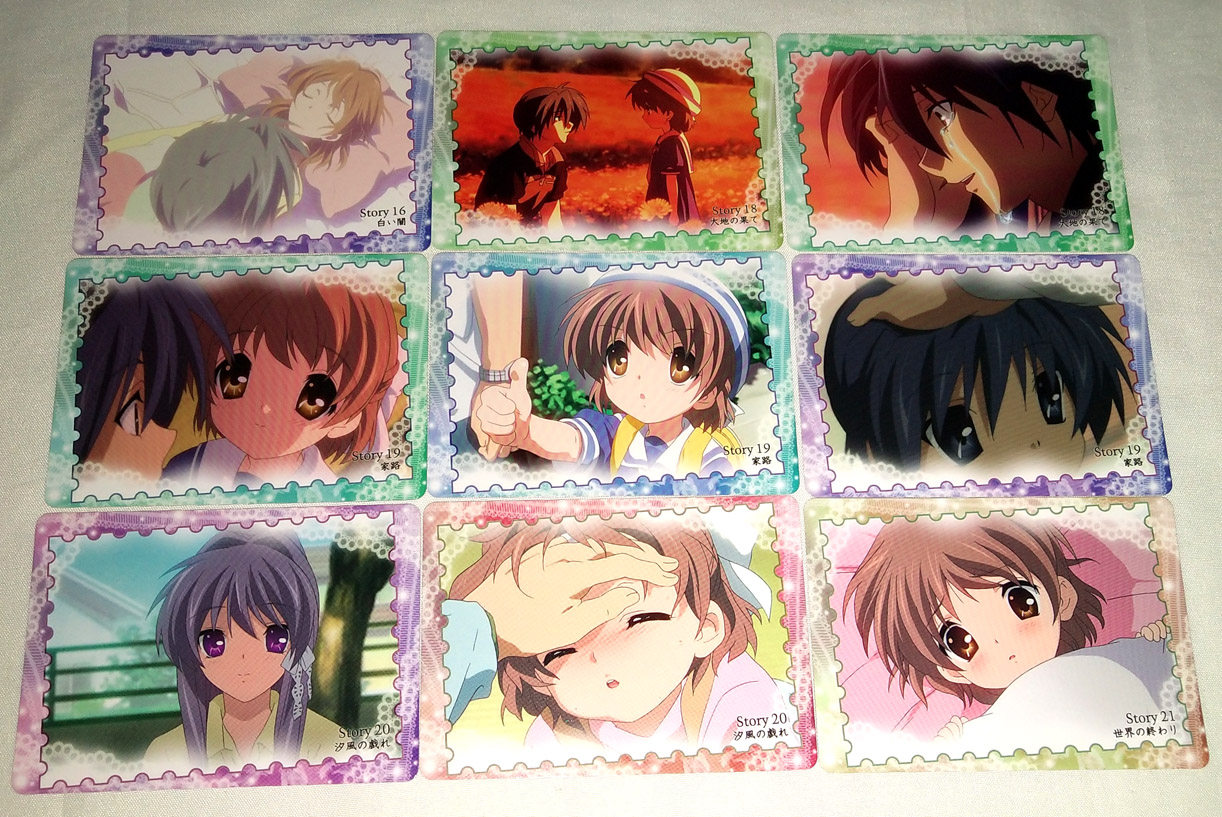 日版原版 Clannad Key社周邊收藏卡片4代古河渚岡崎汐藤林杏 露天拍賣
