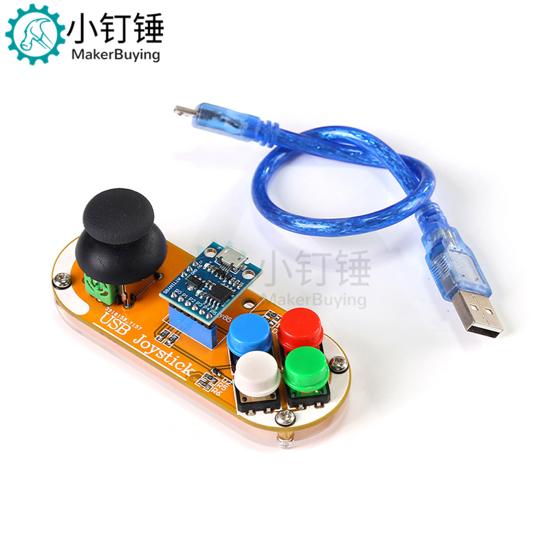 摇杆模块DIY套件ATtiny85 HID USB游戏摇杆自制键盘鼠标