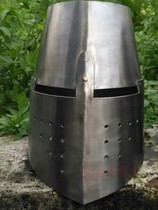 (Knight bucket helmet)Plate armor helmet Knights Roman Europe Medieval