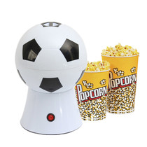 Crown Appliance Football Popcorn Machine Electric Basketball Volleyball Home Small Grain Corn Electric Heating Intumesser