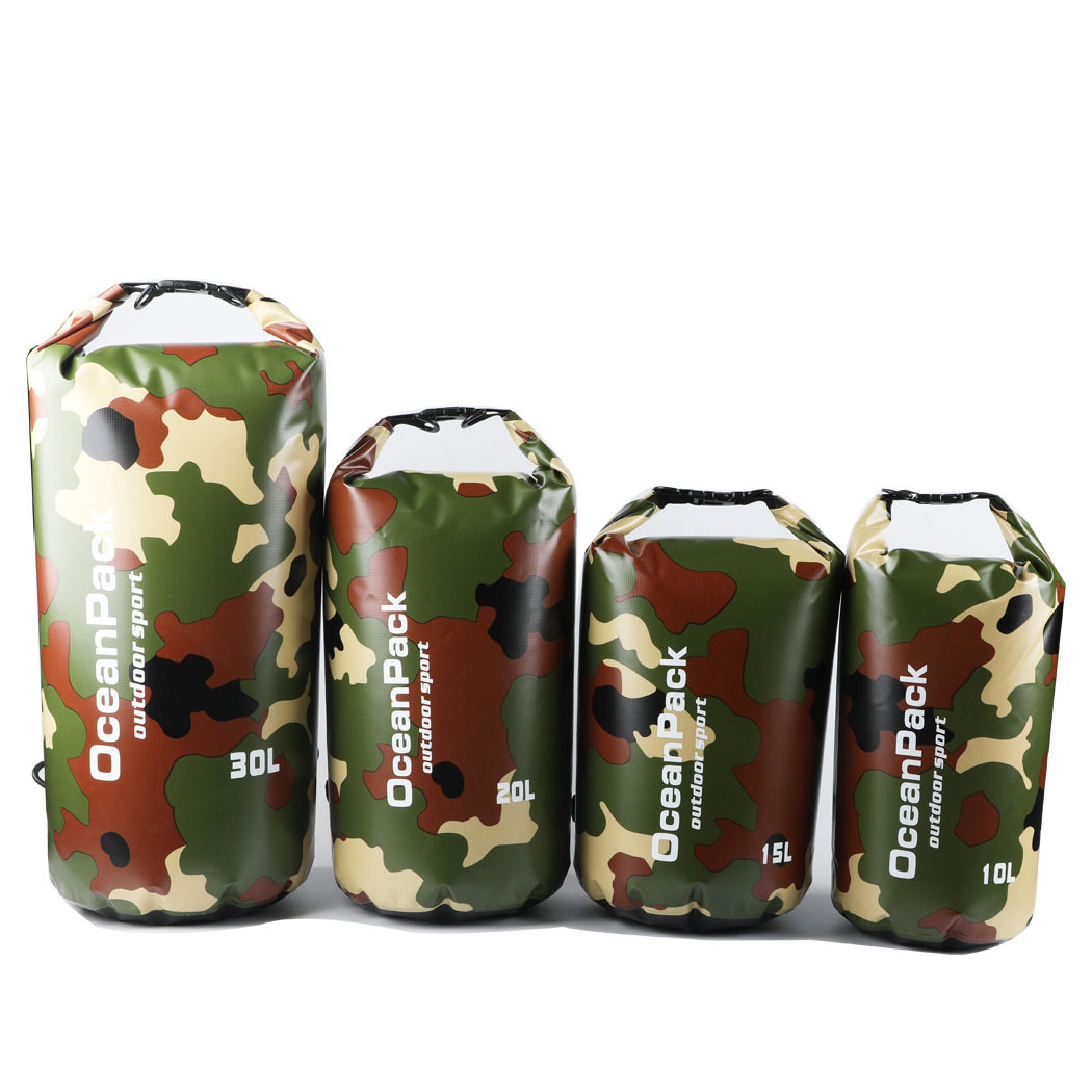 High Quality Camouflage Drift Waterproof Bag One Shoulder Backpack Dry Bag Outdoor Waterproof Bag Amazon Drift Bag