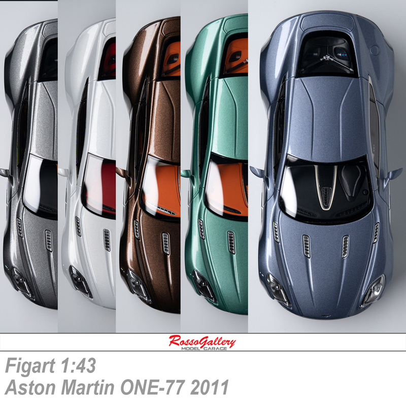 Figart 1:43 Aston Martin Simulation Car Model, the Most Expensive Supercar, Martin 177 One 77