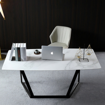 Italian rock board desk modern minimalist home study desk small apartment bedroom table learning desk