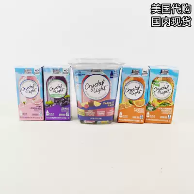 Spot United States crystal light fruity drink sugar-free zero card powder brewing drink pink lemonade