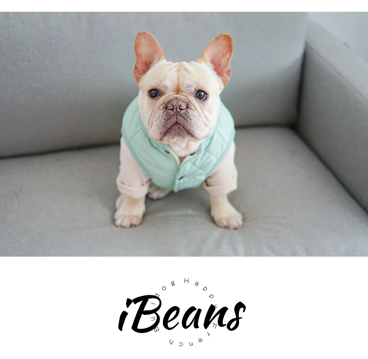 Quần áo chiến đấu chó quần áo mùa thu và mùa đông ấm áp Ba Ge Keji Teddy quần áo thú cưng dày bông vest vest - Quần áo & phụ kiện thú cưng áo cho thú cưng