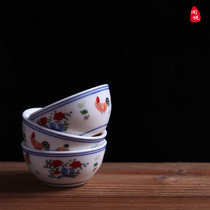 Daming Chenghua Doucai Chicken Cylinder Cup Kung Fu Tea Cup Single Hand-painted Master Cup Ceramic Retro Tea Cup