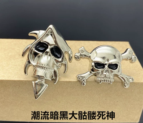 Семь -семь DIY заклепки кожаные сумки для сумки дыры Diy аксессуары Trend Diablo Big Dead God Big Skul