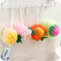 Colorful cute Bath flower fruit modeling children Bath Bath Bath Bath sponge bath towel bath products