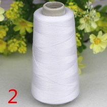 Pagoda thread Clothing thread Large roll polyester thin thread Household flat car color thread group hand-sewn sewing thread handmade white