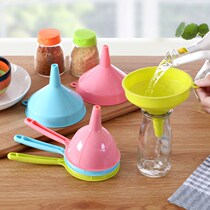 Plastic large funnel household large diameter oil pot leak kitchen small leak-proof mini wine jug oil funnel