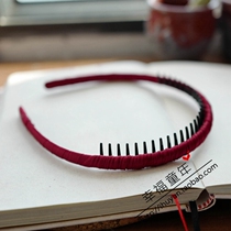 Three childrens baby hair accessories solid color childrens hair hoop headdress