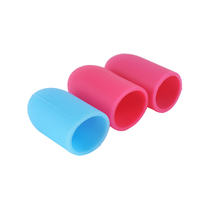 Silicone rubber finger cover protective non-slip manual Anti-biting nail finger cover anti-tie industrial gloves nurse