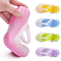 2018 New sandals hole shoes women summer non-slip Joker student shoes thick soled jelly sandals flat womens shoes