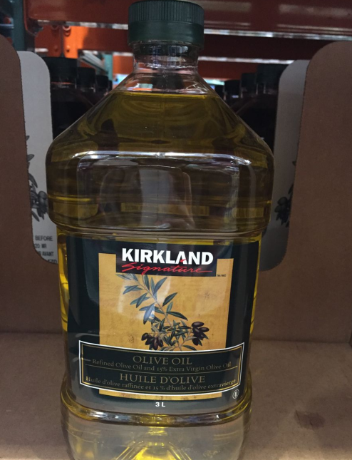 Kirkland Pure can Lante-level olive oil 3L