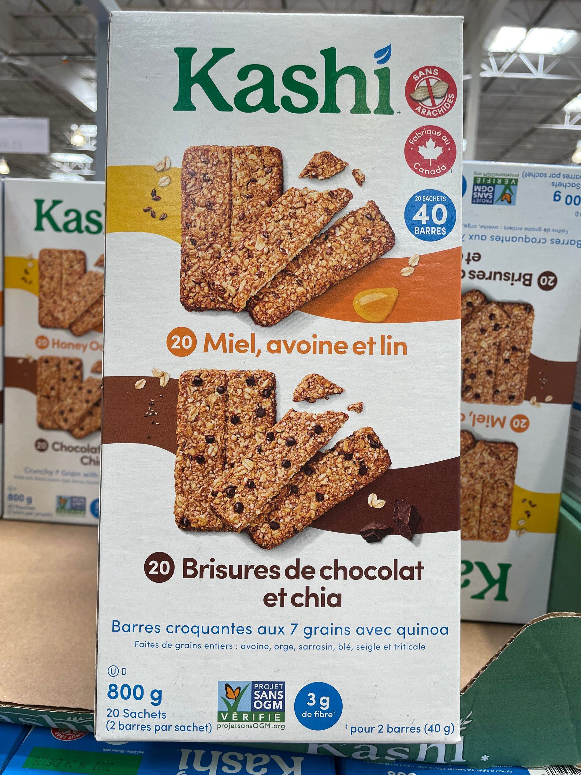 Kashi Paris Carpo, Canada Direct Mail: 7 Riccos 2 flavor energy bar cookies for 40 packs 800g